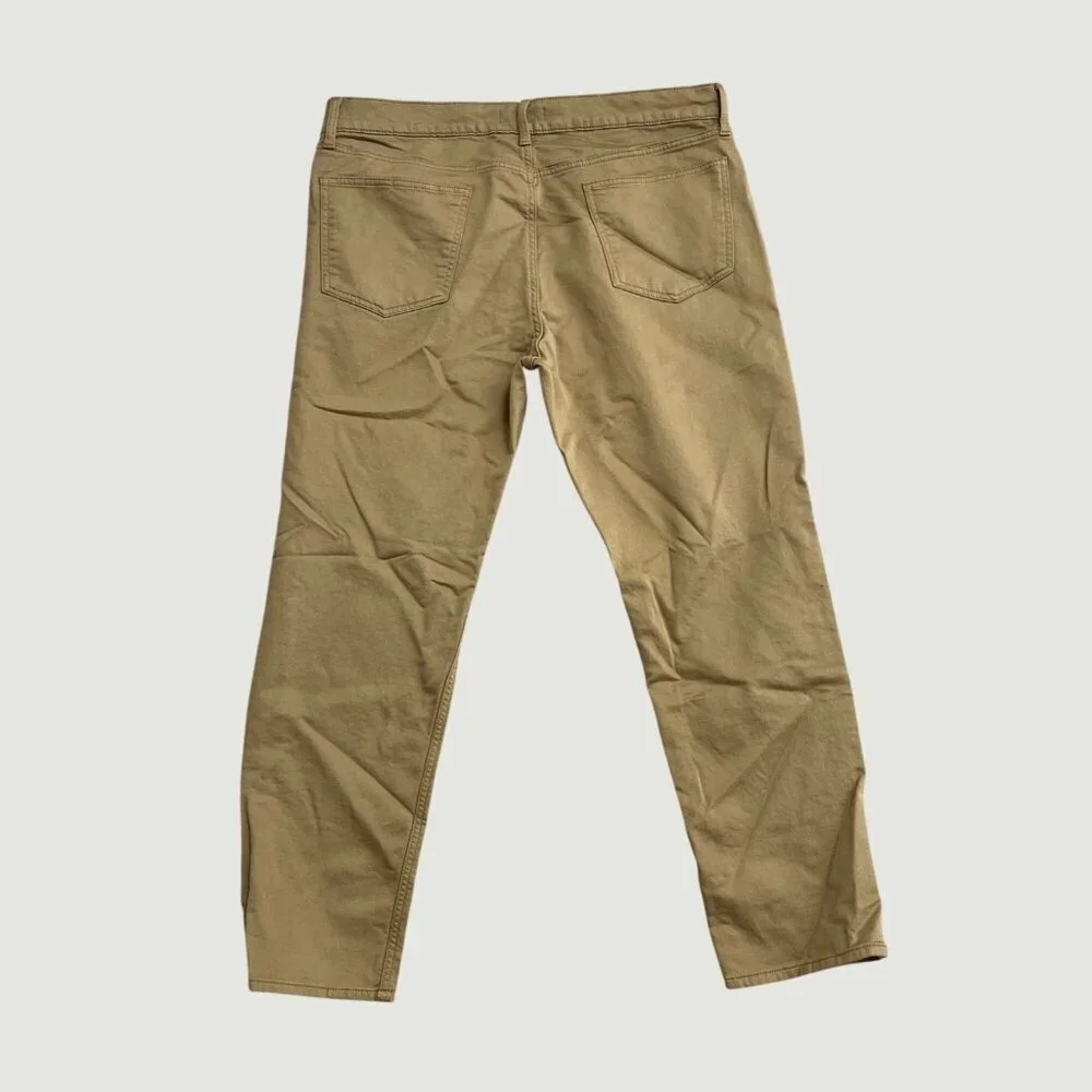 Banana Republic Men's 36x30 5 Pocket Pants Cotton Blend Tan  h1899